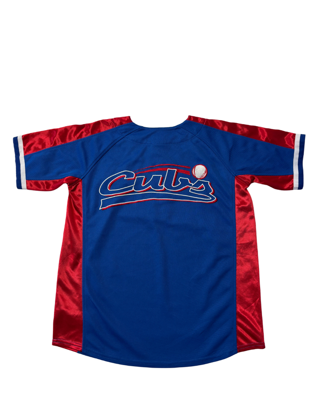 MLB Blue Chicago Cubs Sporty Henley Jersey