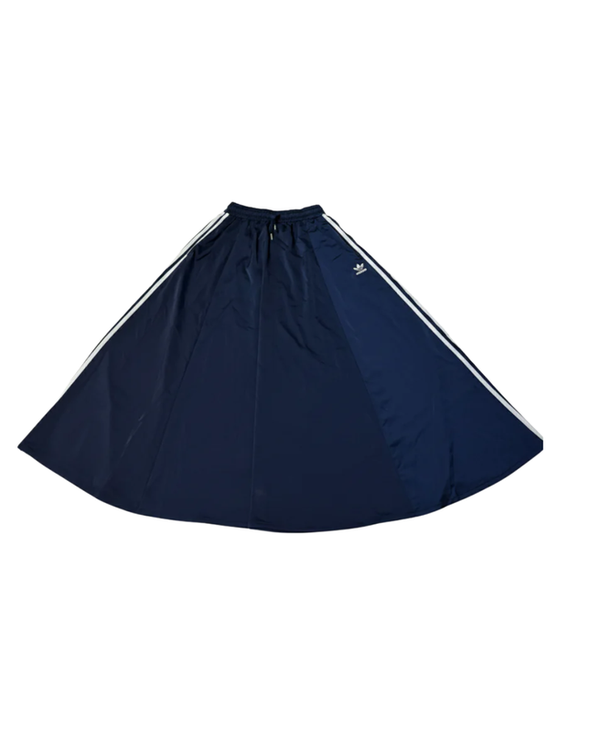 Adidas Navy Blue Three-Stripe Maxi Skirt W/Tags