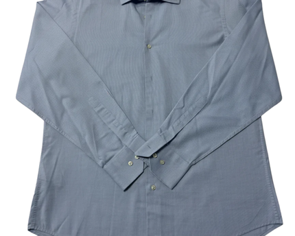 BOSS Light Blue Finest Italian Fabric Dress Shirt