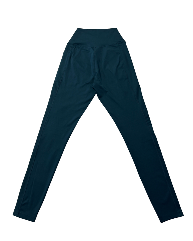 SQUATWOLF Teal High-Waisted Performance Leggings with Pockets