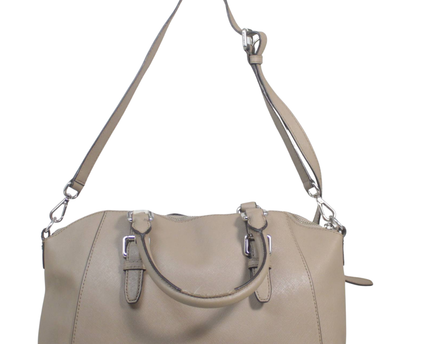 Michael Kors Beige Saffiano Leather Satchel Bag