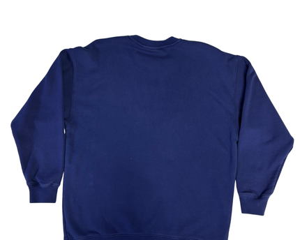 Adidas Navy Blue Trefoil Outline Sweatshirt