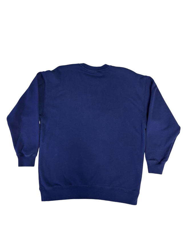 Adidas Navy Blue Trefoil Outline Sweatshirt