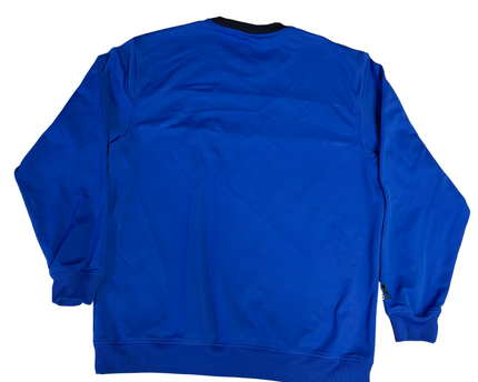 Adidas Blue Vintage Style Logo Crewneck Sweatshirt