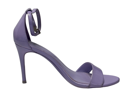 Aldo Lilac Patent Ankle Strap Stiletto Heels
