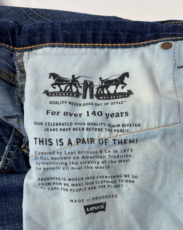 Levi's Classic Blue Straight Leg Jeans