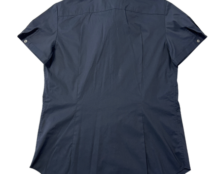 Uniqlo Navy Blue Short Sleeve Button-Down Shirt