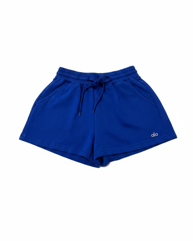 Alo Vibrant Blue Accolade Sweatshorts