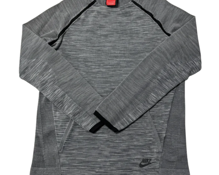 Nike Grey Tech Knit Crewneck Sweater