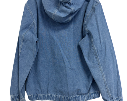 Carhartt WIP Blue Denim Hooded Active Jacket