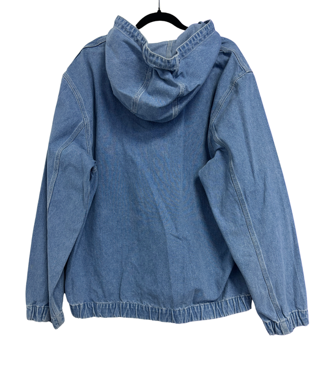 Carhartt WIP Blue Denim Hooded Active Jacket