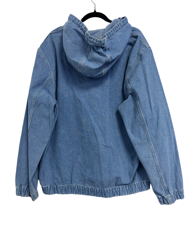 Carhartt WIP Blue Denim Hooded Active Jacket