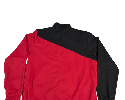 Reebok Black/Red Colorblock Track Jacket