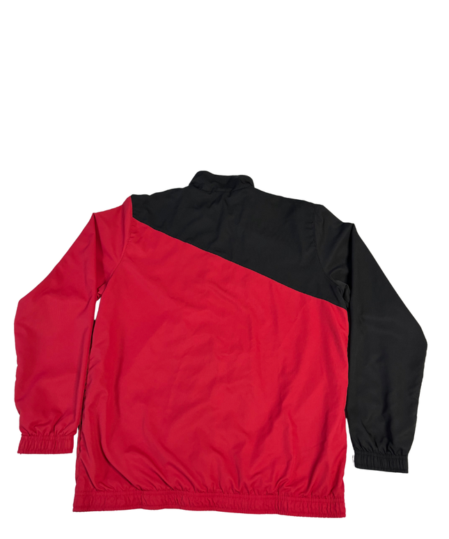 Reebok Black/Red Colorblock Track Jacket