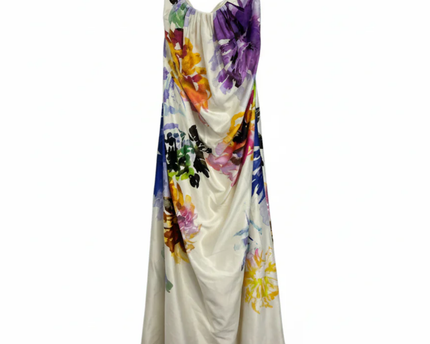 Nicole Miller Multicolor Floral Maxi Dress