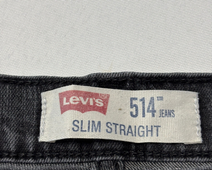 Levi's 514 Slim Straight Grey Jeans