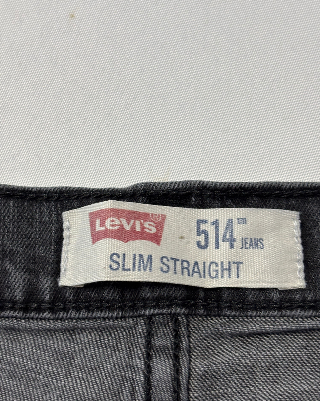 Levi's 514 Slim Straight Grey Jeans