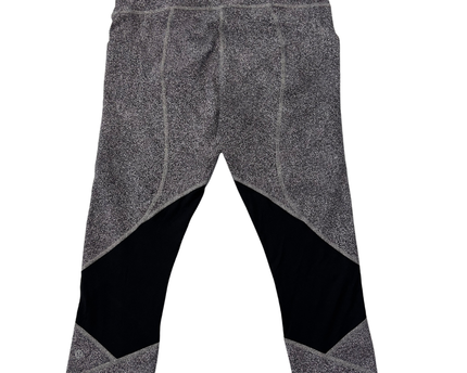 Lululemon Grey Textured Cropped Leggings