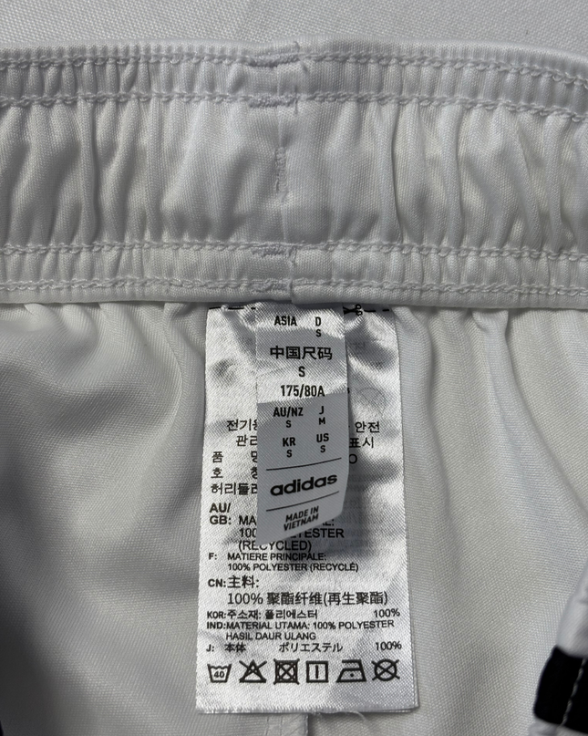 Adidas White Manchester United Football Sports Shorts