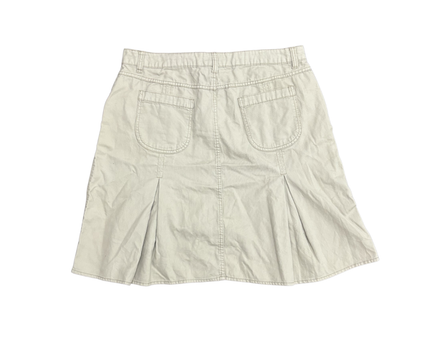 Faded Glory Originals Beige Cotton Cargo A-Line Skirt - XL
