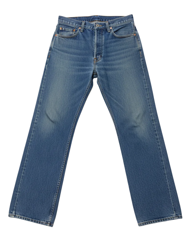Levi's Blue 501 Original Straight Leg Vintage Jeans