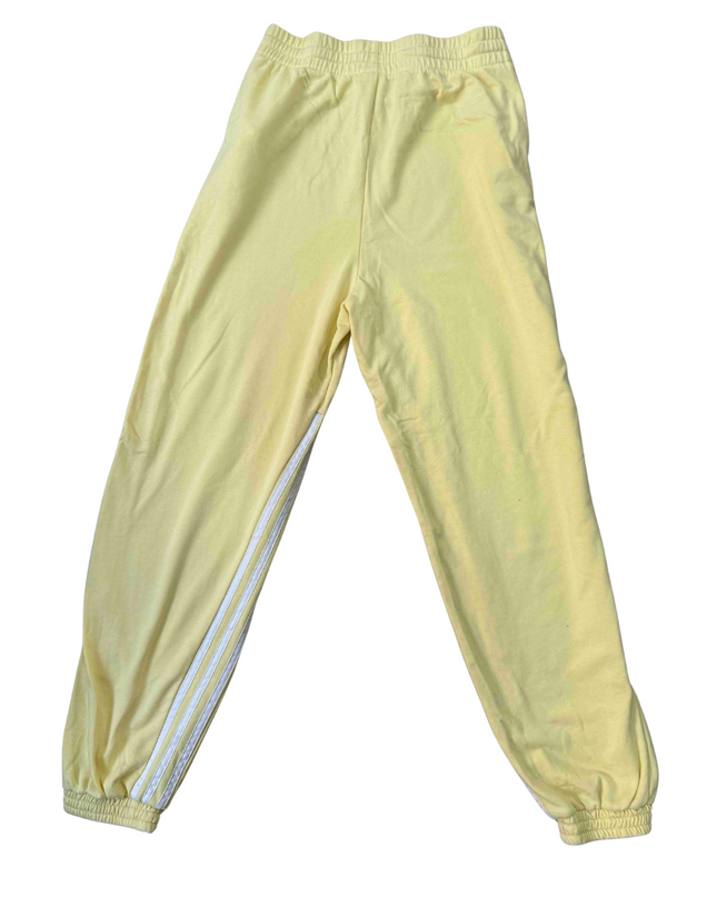 Adidas 3-Stripes Soft Lemon Yellow Track Pants - XS | Waist: 28"