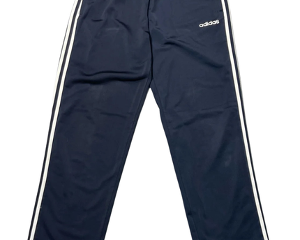 Adidas Navy Blue 3-Stripe Track Pants