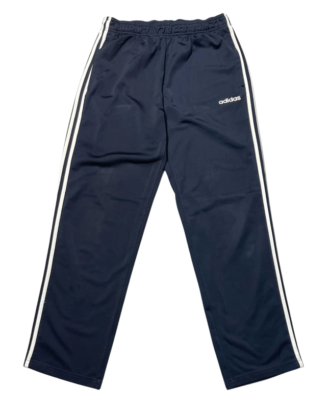 Adidas Navy Blue 3-Stripe Track Pants