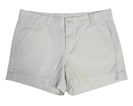 GAP White Sunkissed Cotton Chino Shorts
