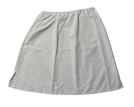 UNIQLO White A-Line Slip Skirt