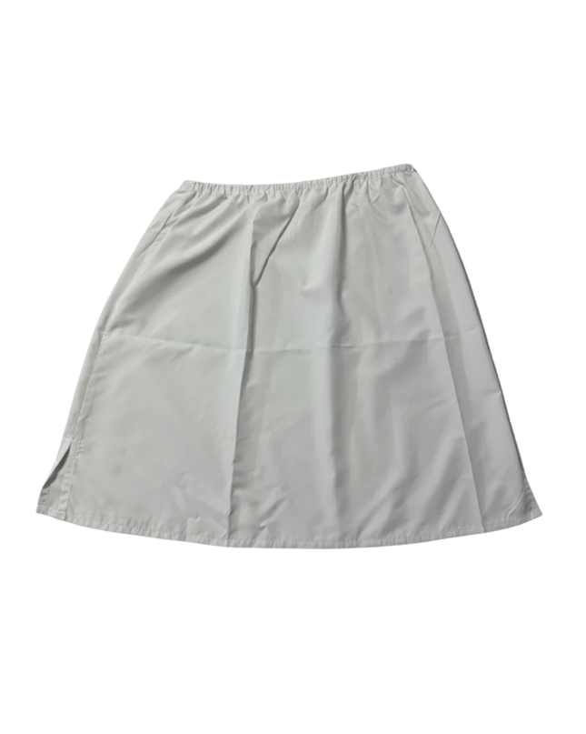 UNIQLO White A-Line Slip Skirt