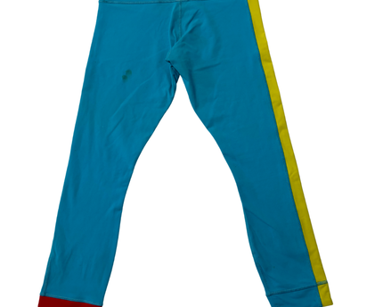 Lululemon Sportswear Blue Cropped Colorblock Leggings