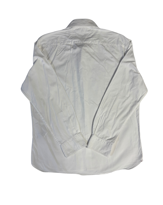 Tommy Hilfiger White Long Sleeve Button-Down Shirt