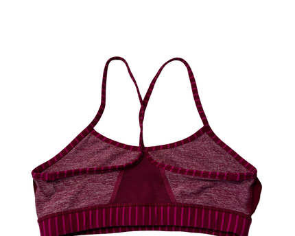 lululemon Maroon/Pink Strappy Sports Bra