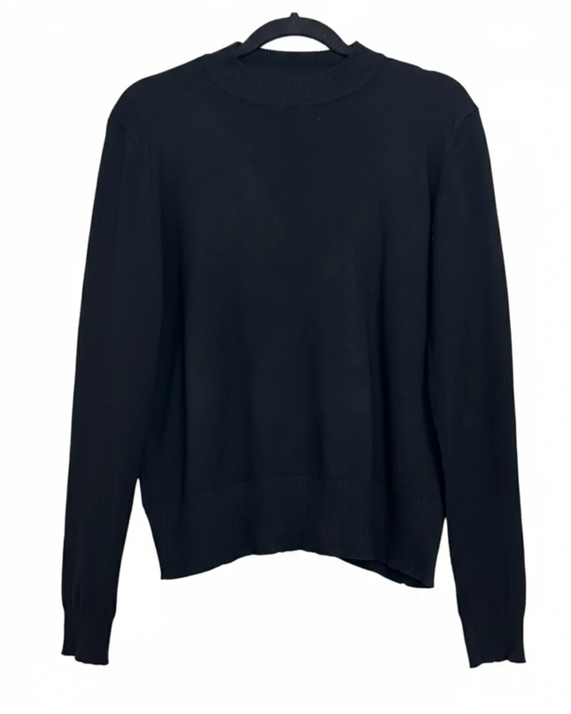 New Look Black Crew Neck Knit Sweater