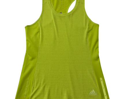 Adidas Neon Yellow Climachill Energy Running Tank Top