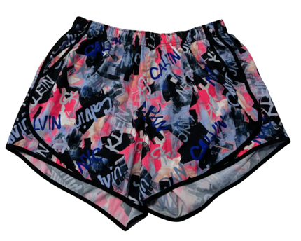 Calvin Klein Performance Multicolor Graffiti Print Sports Shorts