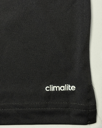 Adidas Climalite Performance Training Gray with Yellow Trim T-Shirt