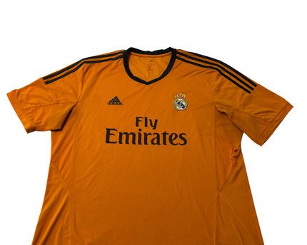 Adidas Orange Real Madrid 2013-14 Third Kit Football Jersey