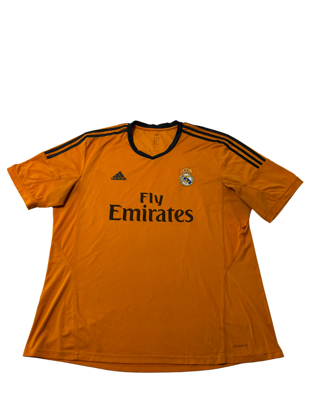 Adidas Orange Real Madrid 2013-14 Third Kit Football Jersey