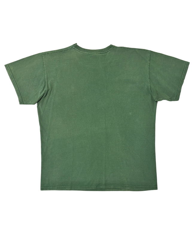 Fruit of the Loom Brooklyn vs Harlem NY City Graphic Green T-Shirt - L