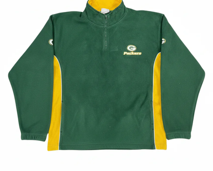 NFL Green Green Bay Packers 1/4 Zip Fleece Sweatshirt