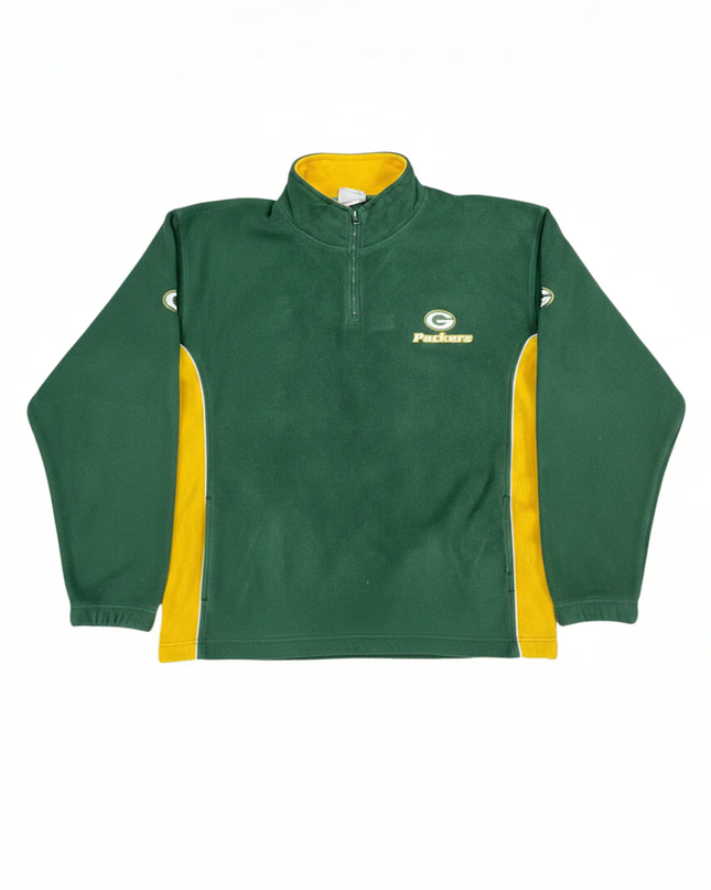 NFL Green Green Bay Packers 1/4 Zip Fleece Sweatshirt