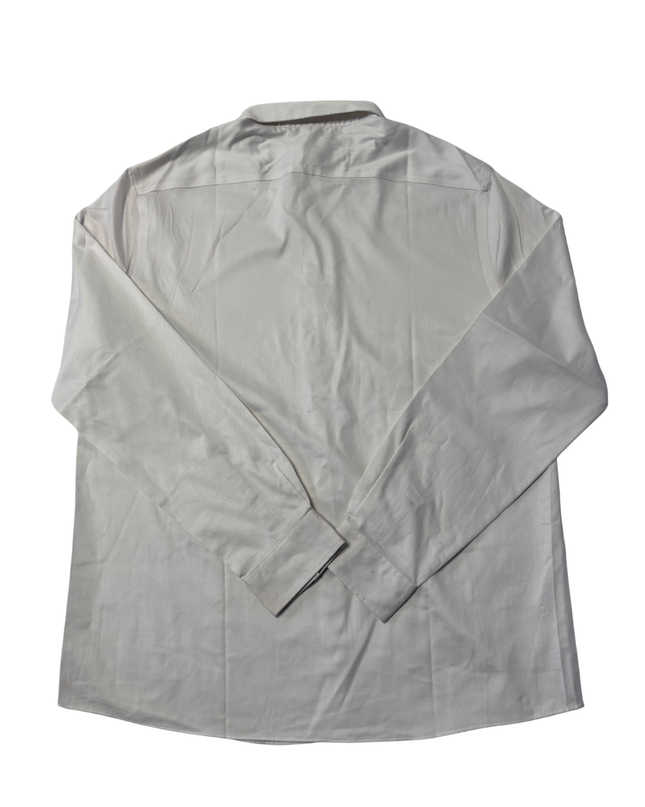 Michael Kors White Airsoft Stretch Regular Fit Dress Shirt
