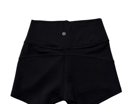 Lululemon Black High-Rise Performance Sports Shorts