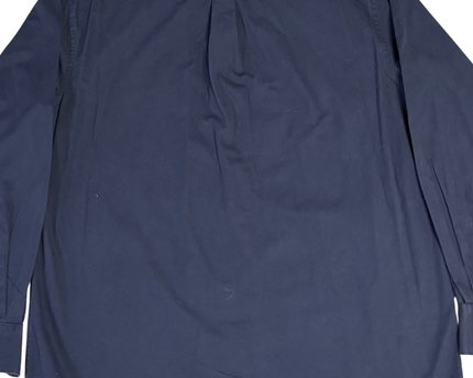 Tommy Hilfiger Classic Navy Blue Long Sleeve Button-Down Shirt