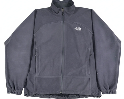 The North Face Dark Grey WindWall Fleece Full-Zip Jacket