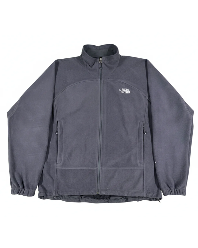 The North Face Dark Grey WindWall Fleece Full-Zip Jacket