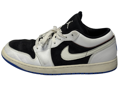 Jordan Air Jordan 1 Low Quai 54 Black/White/Blue Sneakers W/Box