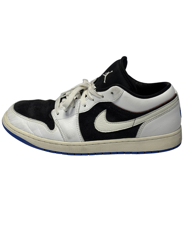 Jordan Air Jordan 1 Low Quai 54 Black/White/Blue Sneakers W/Box